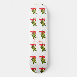 Skateboard Mistletoe Merry Christmas Thunder_Cove