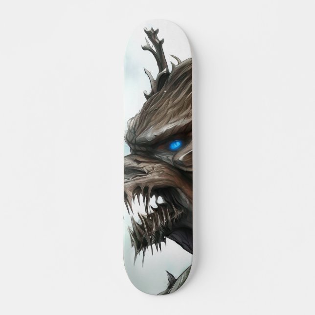 Skateboard Mítica béstia árbol (Anverso )