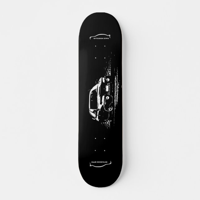 Skateboard Mitsubishi EVO (Anverso )