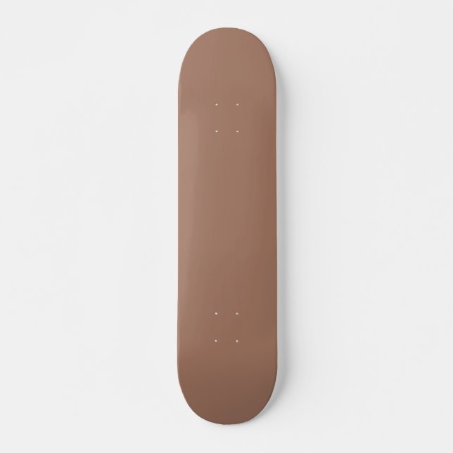 Skateboard Mocha Mousse Color Elegante Elegante Elegante (Anverso )