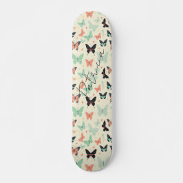 Skateboard Moda de mariposa Girly Cute Pastel