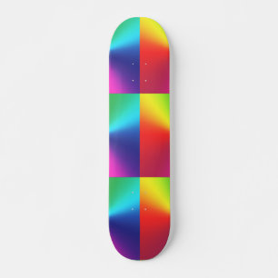 Skateboard Moda en estilo con diseño arcoiris Personalizado