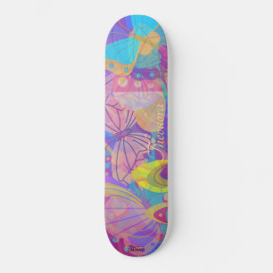 Skateboard Moda Mariposa dorada