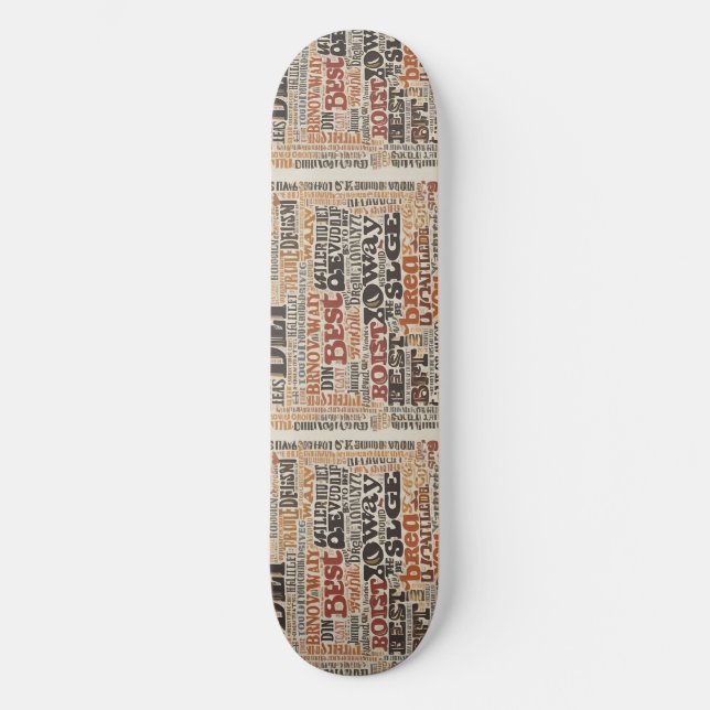 Skateboard Moda TEXt AI (Anverso)