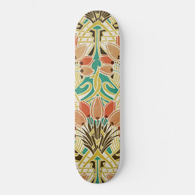 Skateboard Modelo #11 de Nouveau del arte (Anverso)