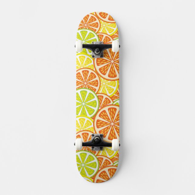 Skateboard Modelo 2 de la fruta cítrica (Anverso)