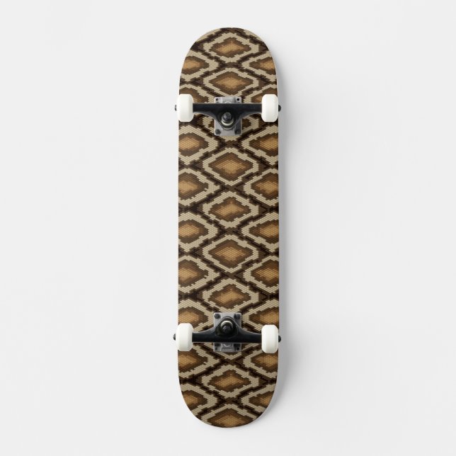 Skateboard Modelo 2 de la piel de serpiente del pitón (Anverso)