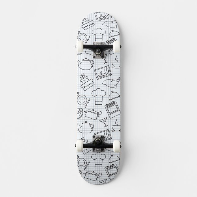 Skateboard Modelo 4 de la cocina (Anverso)