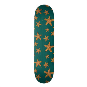 Skateboard Modelo anaranjado de las estrellas de mar