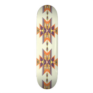 Skateboard Modelo azteca colorido