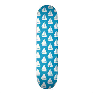 Skateboard Modelo azul claro del velero