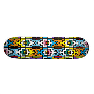 Skateboard Modelo brillante del africano de los colores