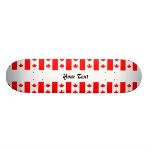Skateboard Modelo canadiense de la bandera