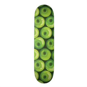 Skateboard Modelo con las manzanas verdes
