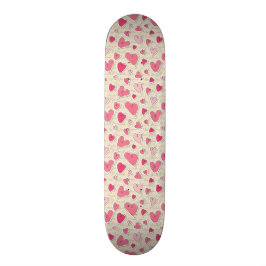 Skateboard Modelo de corazones