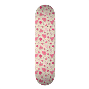 Skateboard Modelo de corazones