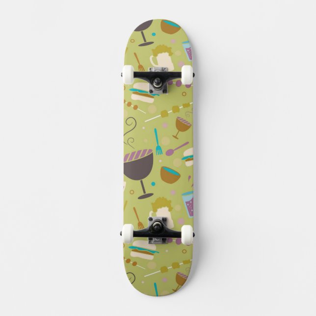 Skateboard Modelo de la barbacoa (Anverso)