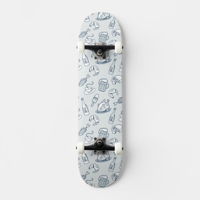 Skateboard Modelo de la comida (Anverso)