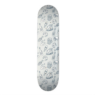 Skateboard Modelo de la comida