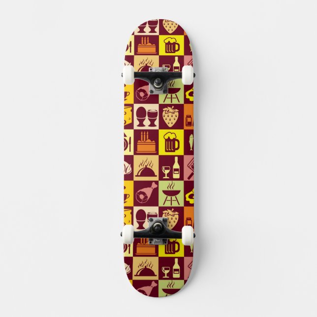Skateboard Modelo de la comida (Anverso)