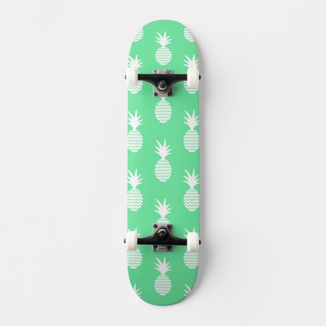 Skateboard Modelo de la menta de la piña (Anverso)