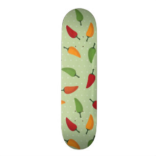 Skateboard Modelo de la pimienta de chiles