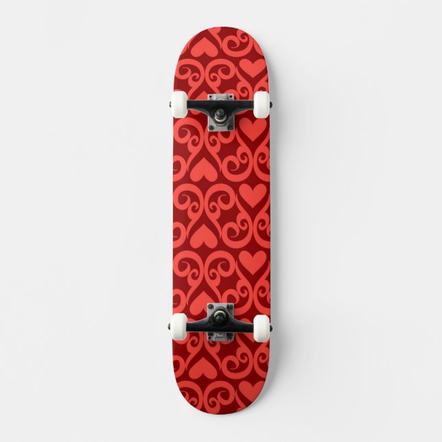 Skateboard Modelo de la tarjeta del día de San Valentín (Anverso)