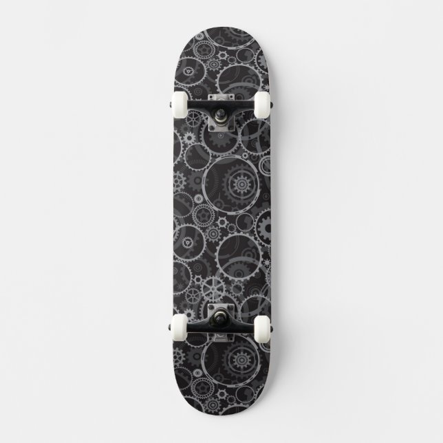 Skateboard Modelo de las ruedas dentadas (Anverso)