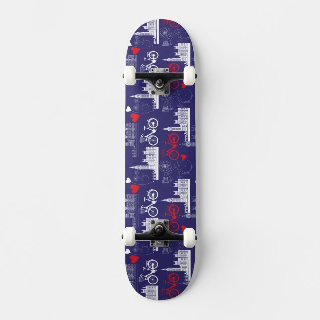 Skateboard Modelo de las señales de Londres (Anverso)