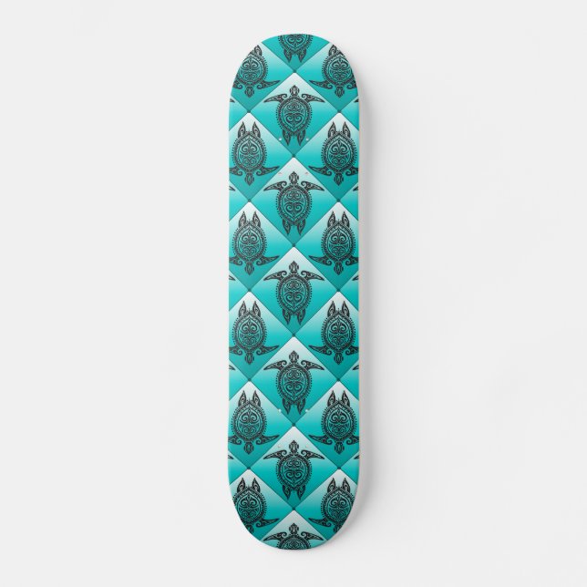 Skateboard Modelo de las tortugas de mar de Shamanic - (Anverso)