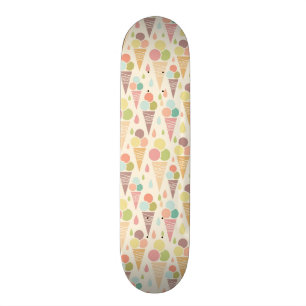 Skateboard Modelo de los conos de helado