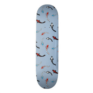 Skateboard Modelo de los pescados de Koi