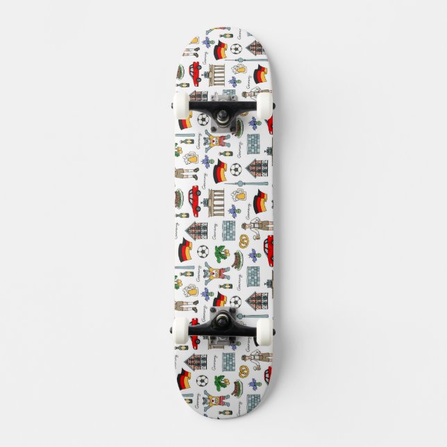 Skateboard Modelo de los símbolos de Alemania el | (Anverso)