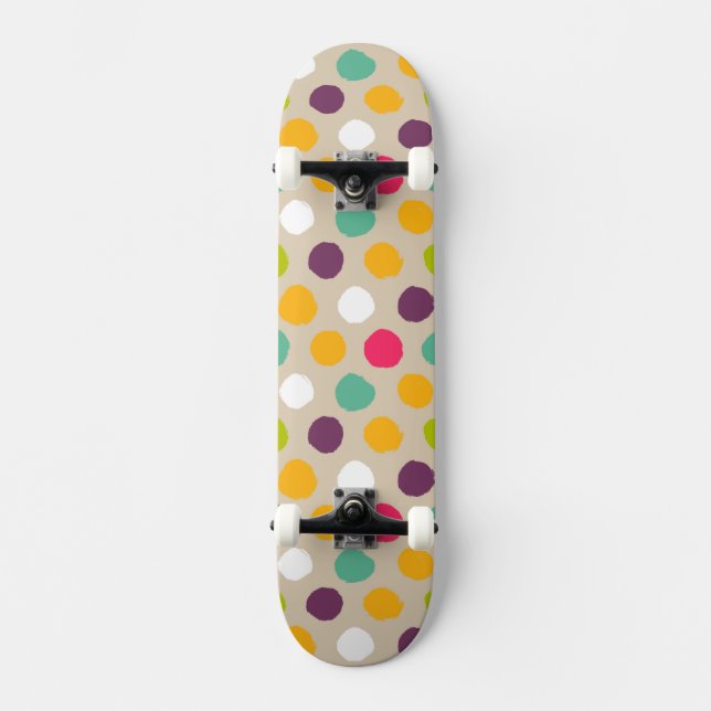 Skateboard Modelo de lunar a mano (Anverso)