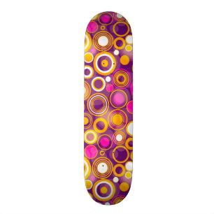 Skateboard Modelo de lunar violeta