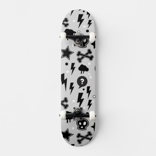 Skateboard Modelo de moda (Anverso)