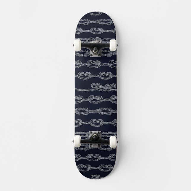 Skateboard Modelo de nudos marino (Anverso)