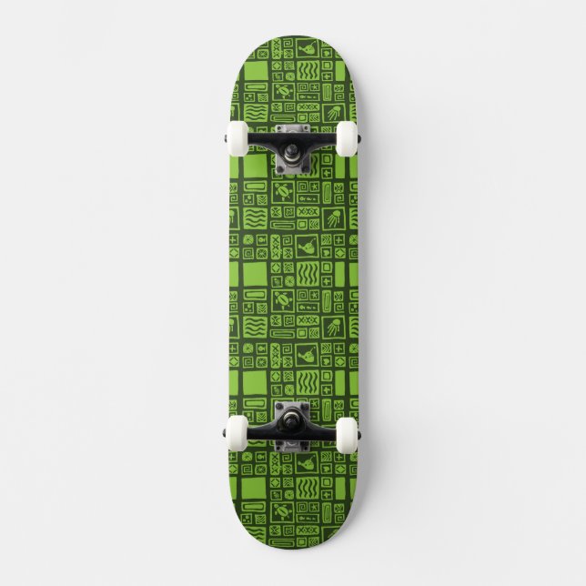 Skateboard Modelo de Tiki (Anverso)