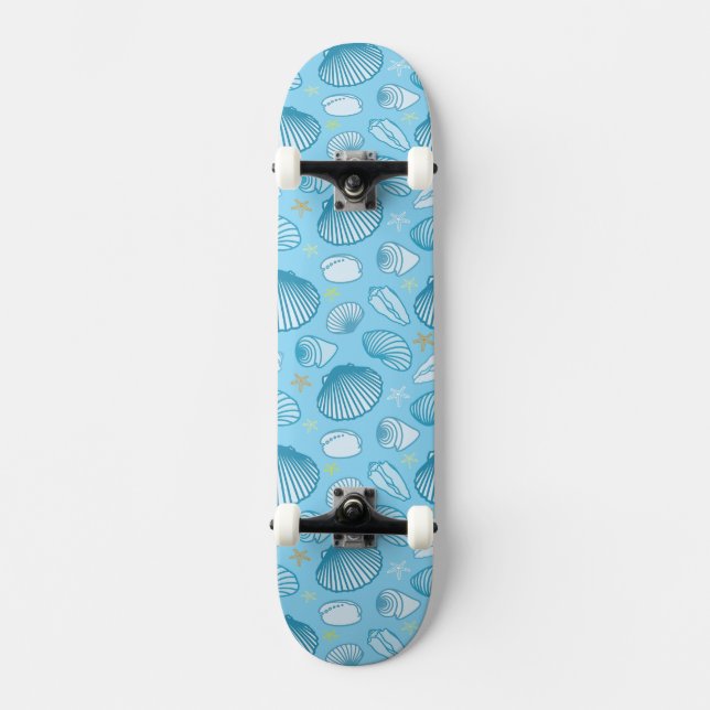 Skateboard Modelo del azul de océano (Anverso)