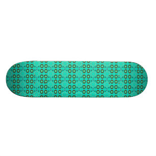 Skateboard modelo del círculo de la turquesa