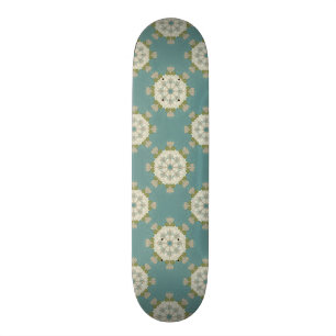 Skateboard Modelo del damasco con los elementos abstractos