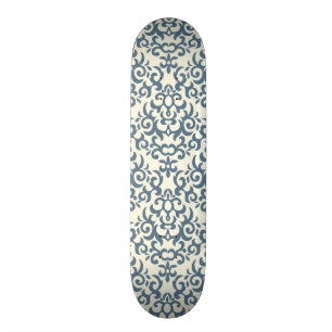 Skateboard Modelo del damasco en el fondo 2 de la pendiente