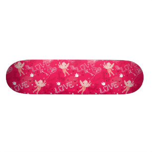 Skateboard Modelo del el día de San Valentín con el Cupid