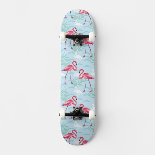 Skateboard Modelo del flamenco (Anverso)