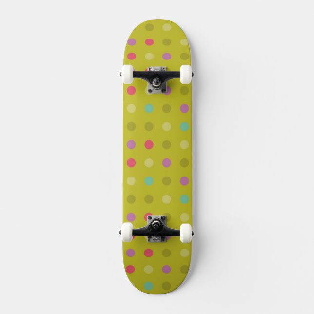 Skateboard Modelo del fondo del lunar (Anverso)