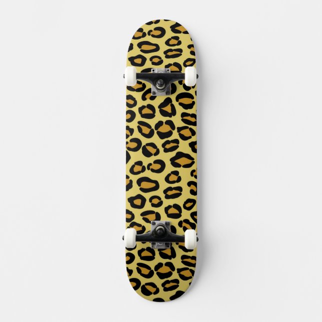 Skateboard Modelo del leopardo (Anverso)