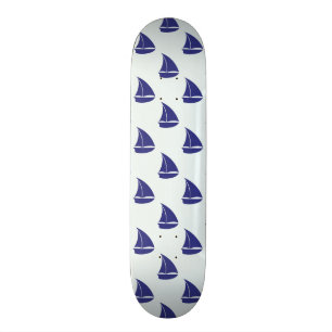 Skateboard Modelo del velero del azul real