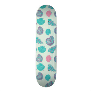 Skateboard Modelo en colores pastel 1 del Seashell