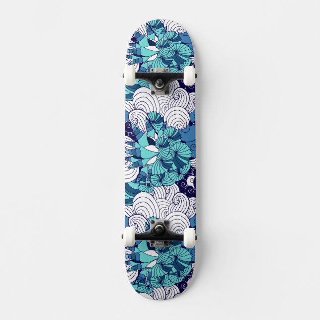 Skateboard Modelo enrrollado del Seashell (Anverso)