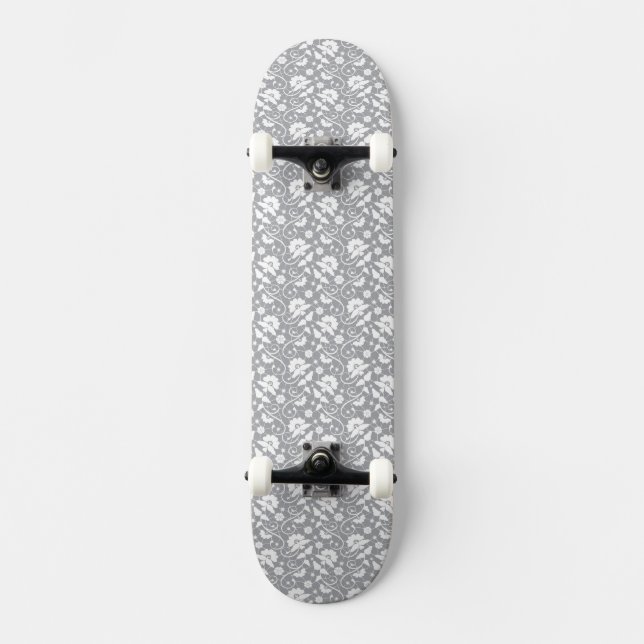 Skateboard Modelo floral del cordón (Anverso)